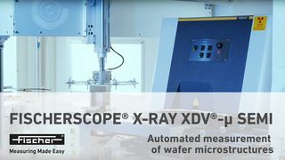 FISCHERSCOPE X-RAY XDV-μ SEMI | Automated measurement of wafer microstructures | Fischer