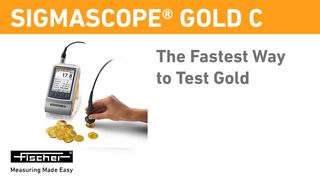 Authentication of Gold – Simple, Fast, Precise, Non-destructive | SIGMASCOPE GOLD C | Fischer